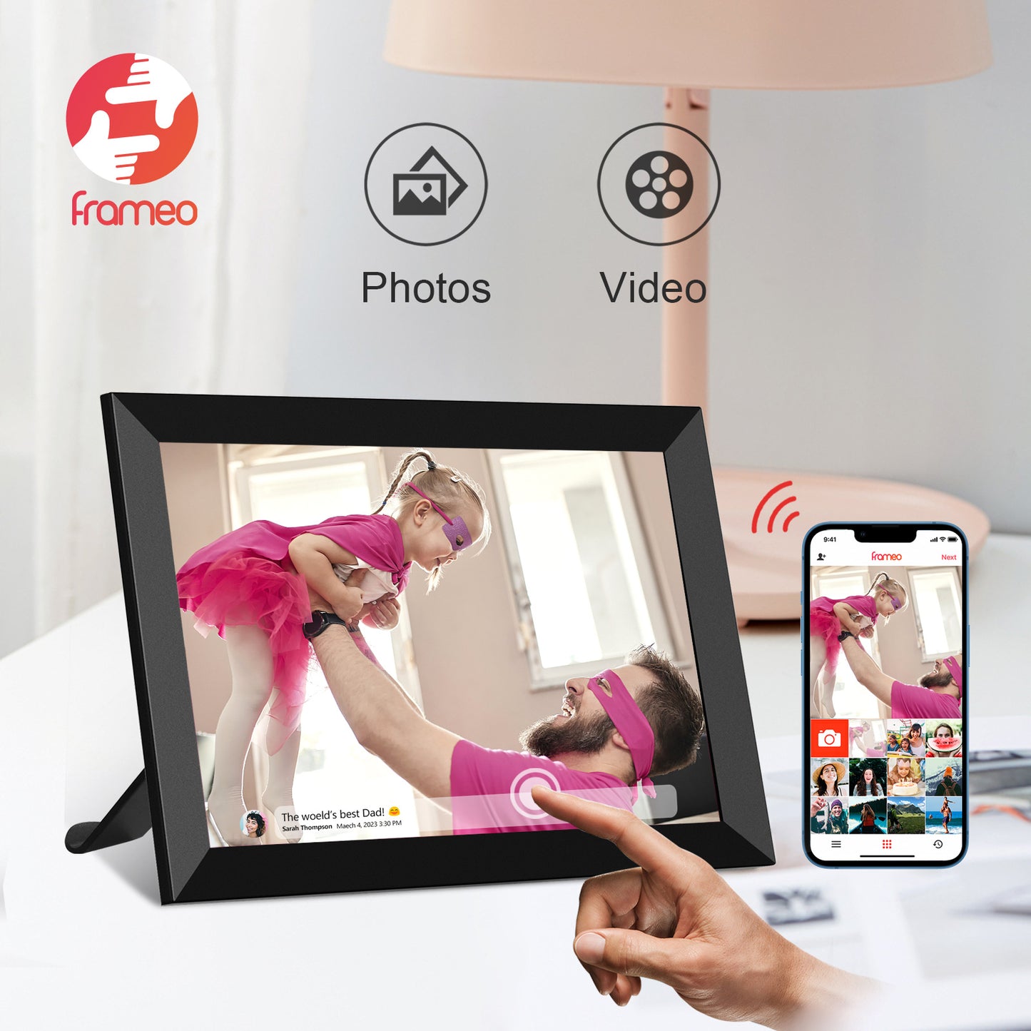 FRAMEO 10.1 inch Digital Picture Frame
