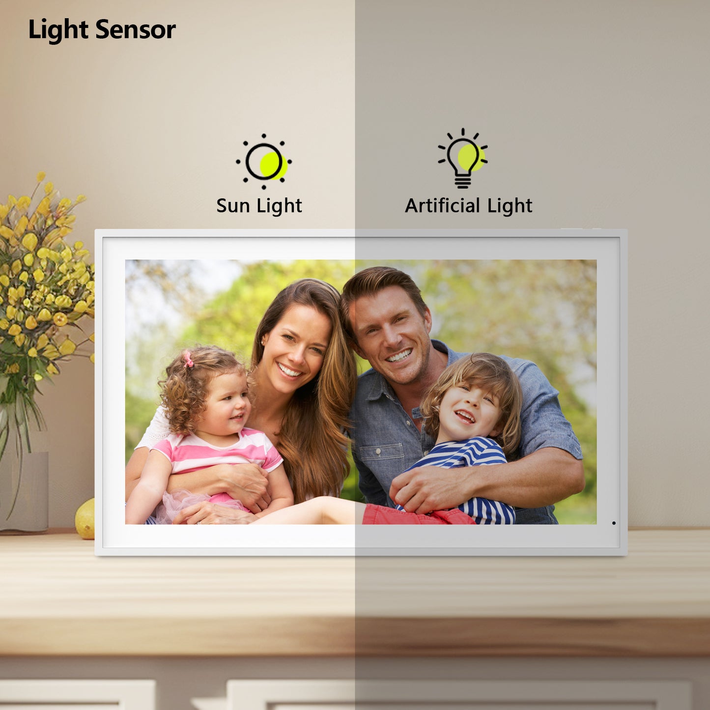 Digital Calendar: 21.5 Inch Smart Electronic Calendar Planner & Chore Chart, IPS FHD 1920x1080 Wall Touch Screen Display for Family Schedules, Desk Stand Included