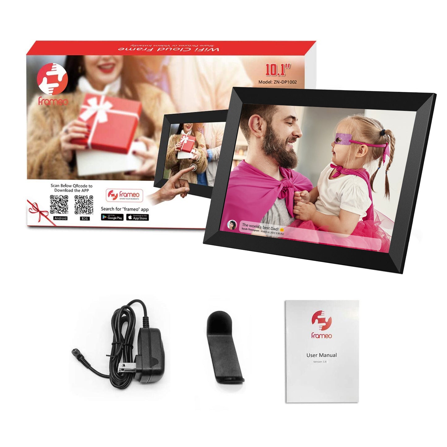 FRAMEO 10.1 inch Digital Picture Frame