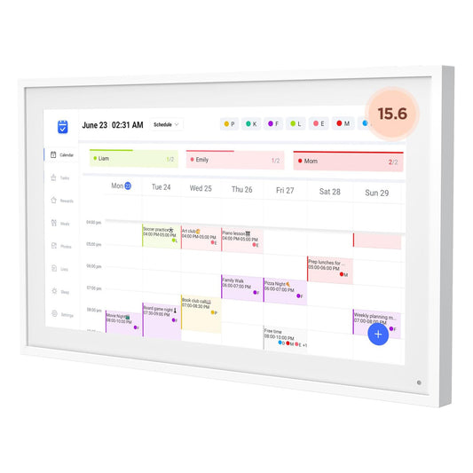 Smart Digital Calendar, Wall Electronic Calendar, IPS Full HD Touch Screen Display for Family Meal Planner Support - Streamline Household Organization