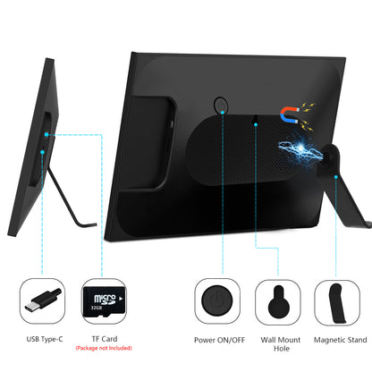 FRAMEO WiFi Digital Photo Frame, 10.1 Inch Digital Picture Frame, 1280x800 IPS LCD Touch Screen, Auto-Rotat Built in 32GB Memory, Share Moments Instantly via Frameo App from Anywhere, New Model Black