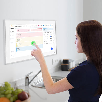 15.6 Inch Digital Calendar Wall Touch Screen Syncs All Calendar Apps To Do List Notepad Family Calendar Electronic Wall Calendar Chore Chart for Kids Adults Meal Planner Smart Calendar