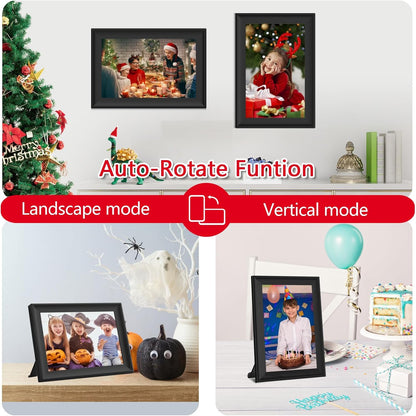 SSAWIFIFRAME 10.1 inch 32GB WiFi Digital Picture Frame with IPS Touch Screen