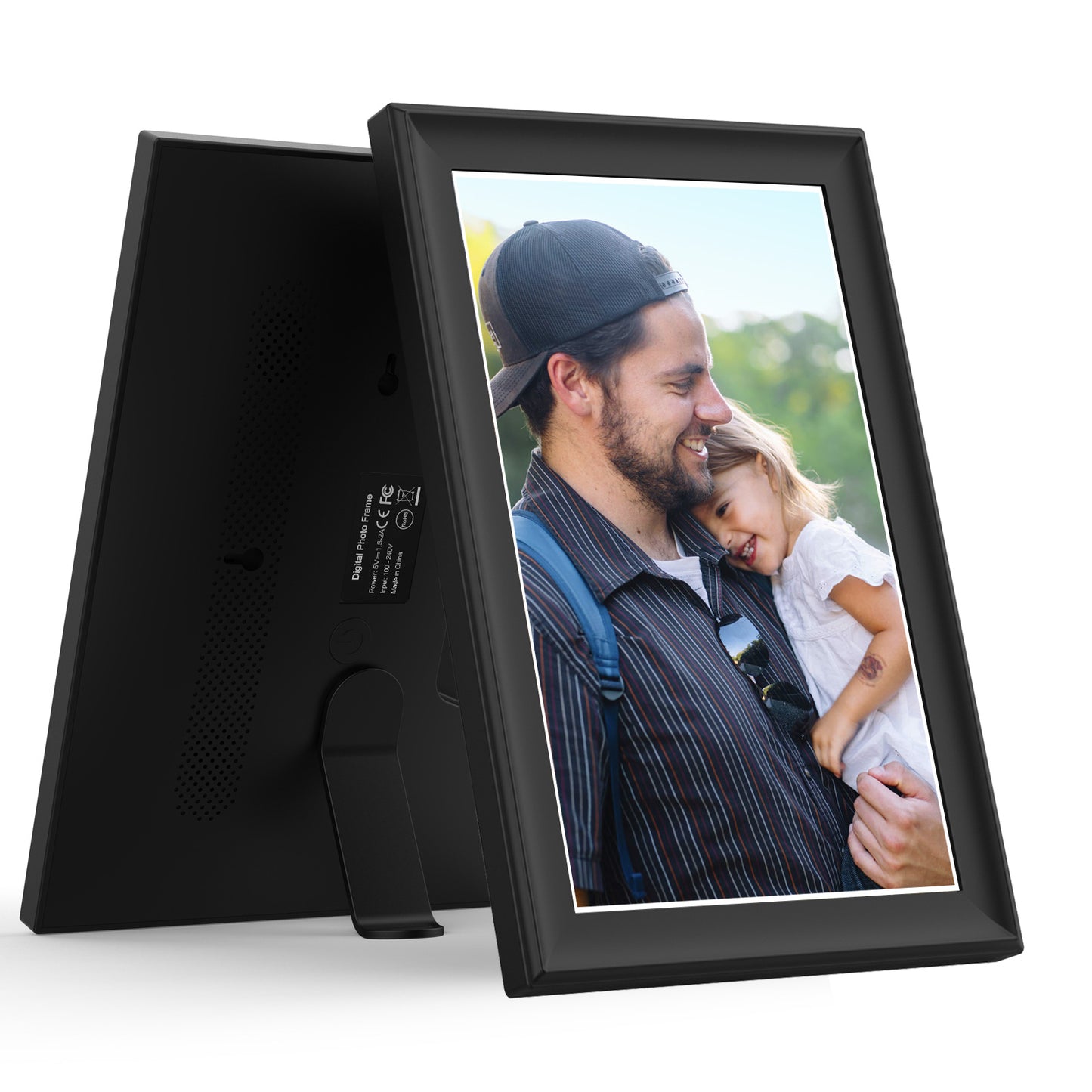FRAMEO 10.5 Inch Smart WiFi Digital Photo Frame 1920x1280 FHD IPS LCD Touch Screen, Auto-Rotate, 64GB Storage, Support SD Card & USB Drive, Share Moments Instantly via Frameo App from Anywhere